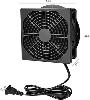 the size of comgrow smoke absorber remover fan 4.8inch*4.8inch*2.1inch