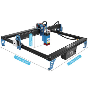 the size of comgrow z1 laser engraver is 575mm*575mm*205mm